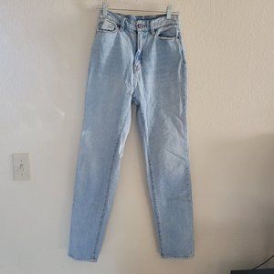BDG high-rise mom jeans, light wash